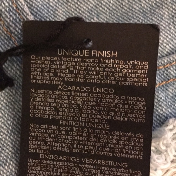 Forever 21 High Waist Distressed Light Denim Short - Picture 4 of 4